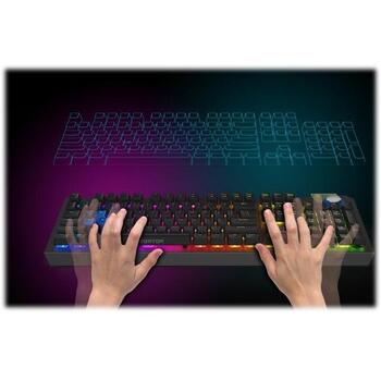 Acer Predator Aethon 700 игровая клавиатура, GP.KBD11.01N, RGB, 1.65кг, Проводная, Черная, N-клавишный откат (GP.KBD11.01N)