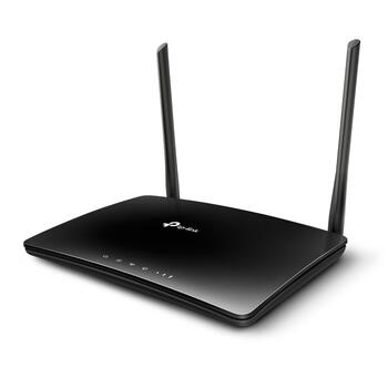 AC750 Беспроводной двухдиапазонный 4G LTE маршрутизатор, TP-Link, Archer MR200, 300 Мбит/с, 433 Мбит/с, 3 LAN порта (ARCHERMR200)