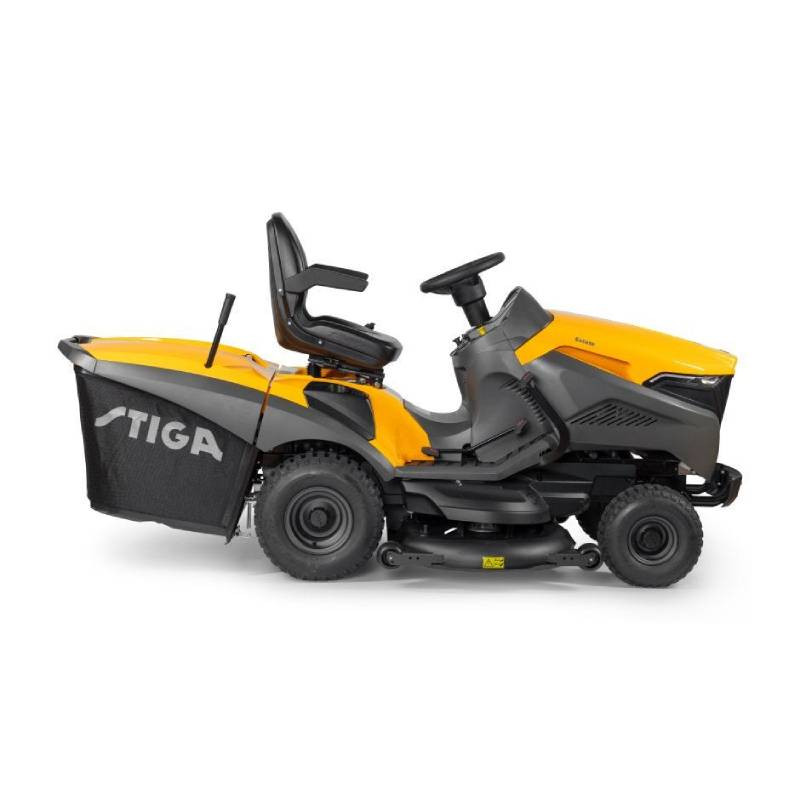 Бензиновый садовый трактор для больших газонов мощный Honda 688cc 13.4kW 122см до 8000м² с травосборником Estate 9122 W STIGA (2T1310381/ST2)