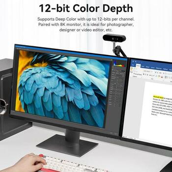 Vention Kabelis MINI DP uz DP 2M/BLUE HCFLH, 8K UHD, Dinamiska HDR, VRR (HCFLH)