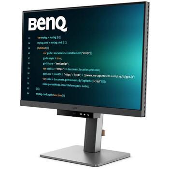 Benq LED монитор RD240Q 9H.LLXLA.TBE, 2560 x 1600, 300 cd/m², 1xHDMI, 5 мс, 60 Гц, IPS, 100 x 100 мм VESA, 90W USB-C (9H.LLXLA.TBE)