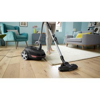 Philips цилиндрический пылесос XD5123/10, 900 W, 4 L, HEPA фильтр, 77 дБ, S-bag, 6 м шнур, TriActive насадка, моющийся фильтр (XD5123/10)