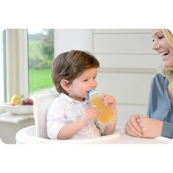 Kidsme Food Pouch адаптер 160490 LIS, 2 шт., полипропилен, силикон, без BPA, от 4 мес., контроль потока пищи (160490 LIS)