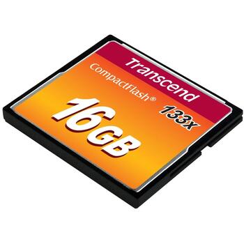 MEMORY COMPACT FLASH 16GB/133X TS16GCF133 TRANSCEND (TS16GCF133)