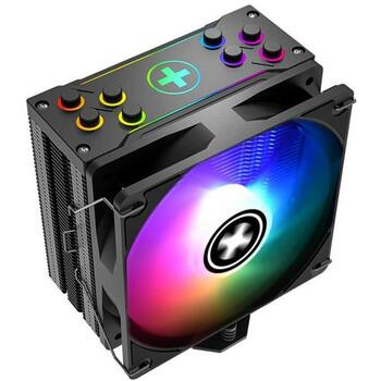 Xilence CPU dzesētājs M704PRO.ARGB XC056, 120mm, 1500RPM, 12V, FDB, melns, 4x6mm vara siltuma caurules (XC056)