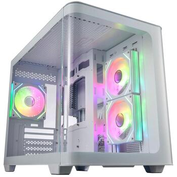FSP korpuss S380 S380-WA, Micro ATX, Mini-ITX, 2x 3.5 collas, 3x 2.5 collas, 5 paplašināšanas sloti, 2x USB 3.0, 1x USB-C (S380-WA)
