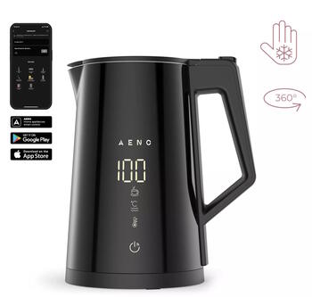 Умный электрический чайник 2200W 1.7L двойные стенки Strix функция контроля температуры Wi-Fi LED автоматическая защита AEK0007S Aeno (AEK0007S)