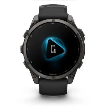 Garmin смарт-часы Fenix 9 010-04762-11, 47мм, AMOLED, 454x454px, 64ГБ, 16 дней, 10ATM, титан, сапфир, GPS, Bluetooth, Wi-Fi (010-04762-11)
