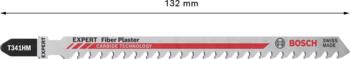 3 figūrzāģa asmeņi T341HM Fiber Plaster, Figūrzāģiem EXPERT FIBER PLASTER T341HM FIGŪRZĀĢA ASMENS, 2608900564, BOSCH (2608900564)