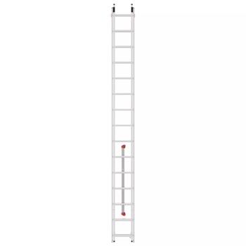Hailo S80 ProfiStep duo 037215007, 2x15 pakāpieni, 150kg, 840cm, alumīnijs (037215007)