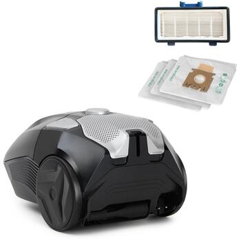 Lovio Пылесос LVBVC001, 700W, 4.45kg, 5l, HEPA H13, телескопическая труба, 10м радиус действия, дружелюбный к аллергикам (LVBVC001)