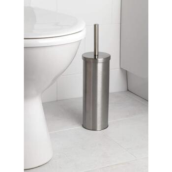 Beldray Щетка для туалета и держатель LA059451SS2FEU7, серебристый, железо, 37.8x9.7x9.7cm (LA059451SS2FEU7)