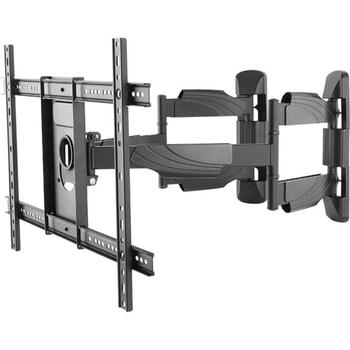 Logilink BP0047 televizora stūra sienas stiprinājums, 37-70 collas, 45 kg, VESA 600x400 mm, noliece -8/+5°, pagrieziens -90/+90° (BP0047)
