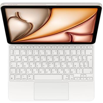 Apple Magic Keyboard для iPad Air 11-дюймовый (M3) MDFV4RS/A, Apple Smart соединение, QWERTY, Русский, Аккумулятор, Трекпад (MDFV4RS/A)
