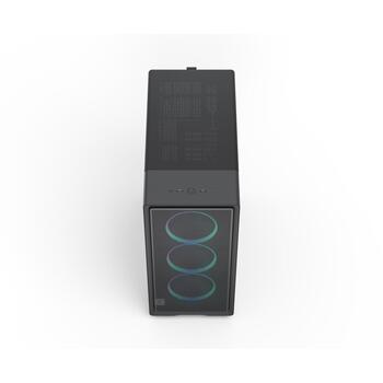 Fractal Design Компьютерный корпус Epoch FD-C-EPO1A-04, ATX, Mid Tower, черный, 3 мм закаленное стекло, сталь, RGB (FD-C-EPO1A-04)