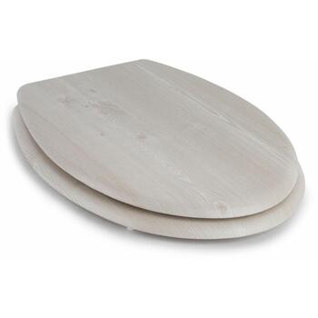 Beldray Деревянное MDF сиденье для унитаза LA033710WOAKPFEU7, 42,80см, 6,00см, 36,00см, белый, дуб (LA033710WOAKPFEU7)