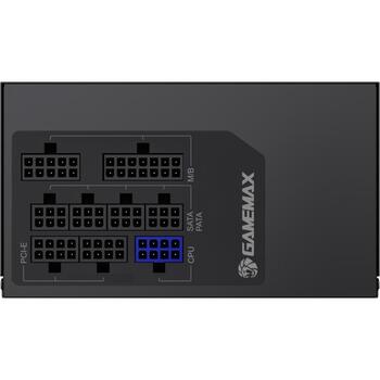 Gamemax barošanas bloks GX 750GF, 750 W, Zelts, Pilnībā modulārs, 110-240 V, 120 mm ventilators (GX 750GF)