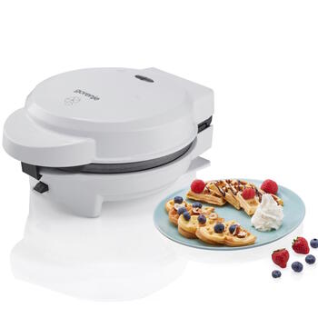 Mini grills ar 700 W jaudu un 5 sirds formas formām WM701W White Gorenje (WM701W)