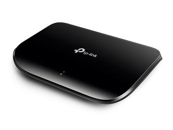 5-Port Gigabit Desktop Switch, TP-Link, TL-SG1005D, 5 10/100/1000Mbps RJ45 Ports, Fanless, External Power Adapter (Output: 5VDC / 0.6A) (TL-SG1005D)