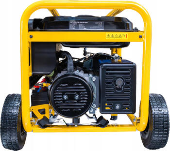 JCB benzīna ģenerators rezerves elektroapgādei 7.9kW 230/400V 3 fāzes elektriskais un rokas starts 25L riteņi JCB-GPL8010PE (JCB-GPL8010PE)