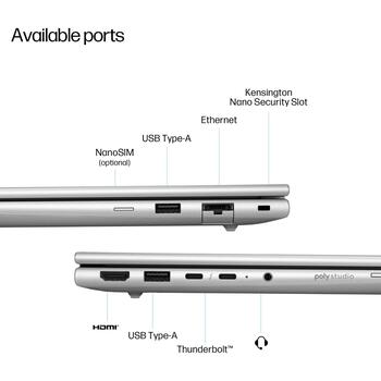 HP EliteBook 6 G1i 13 ноутбук AD3A4ET#ABB, Intel Core Ultra 5 225U, 16GB DDR5, 512GB SSD, 13.3