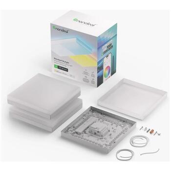 Nanoleaf Sky Light Стартовый комплект МОДЕЛЬ NF083K02-3SL, 16Вт, 1400лм, 2700-6500K, 3 панели, Wi-Fi, белый, диммируемый (NF083K02-3SL)