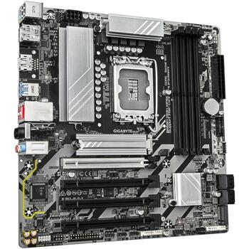 Gigabyte Материнская плата B860M DS3H WIFI6E 1.0 5+1+2+1 фазы VRM, до 9066MHz DDR5, 1xPCIe 5.0, 2.5GbE LAN, WIFI 6E, USB 3.2 Gen 2 (B860M DS3H WIFI6E 1.0)