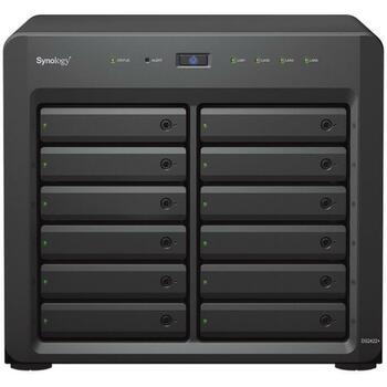 Synology NAS 12BAY/DS2422+ AMD Ryzen V1500B, 4 GB atmiņa, 2 USB 3.2, 12 3.5