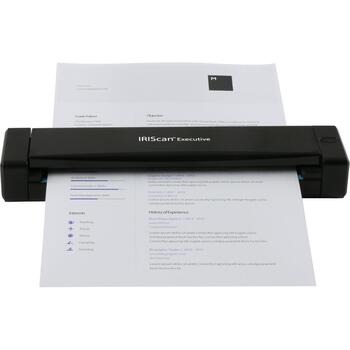 Iris skeneris IRIScan Executive 4 458737, 600 dpi, 7,5 ppm, USB 2.0, divpusējs, CIS, A4, melnbalts, krāsains (458737)
