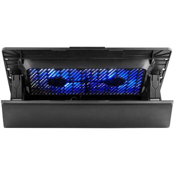 Tracer Охлаждающая подставка Officer 17 TRASTA46890, 17 дюймов, USB хаб, тихие вентиляторы (TRASTA46890)