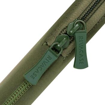 Rivacase Чехол для MacBook 13 5221KHAKI, 39.6см, 220г, неопрена, монохромный, внутренняя эластичная система, двойная молния (5221KHAKI)
