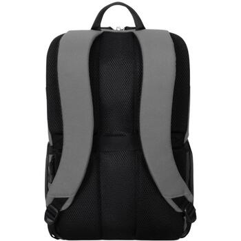 Targus Sagano ceļojumu mugursoma TBB634GL, 39,6 cm, 22 L, melna pelēka, SafePort Sling, RFID kabata, lietus pārsegs (TBB634GL)