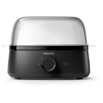 Philips Варочная машина для яиц HD9137/90 400 Вт, 6 яиц, 220-240 В, 50-60 Гц, корпус ПП, функция варки, легкость в очистке (HD9137/90)