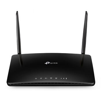 TP-Link Archer MR600 беспроводной маршрутизатор Dual-Band AC1200 с поддержкой 4G/5G SIM 1× WAN 3× LAN Gigabit MU-MIMO Чёрный (ARCHERMR600)