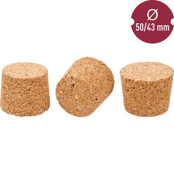 Browin Dabīgais korķis konusveida 653000, aglomerēts, Ø43/50mm, 40mm (653000)