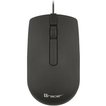Tracer optiskā pele TRAMYS47433, 800 DPI, 3 pogas, USB, melna, vadu, birojam (TRAMYS47433)