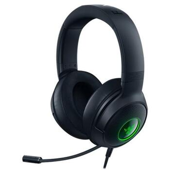 Razer spēļu austiņas Kraken V3 X RZ04-03750300-R3M1, 1.8 m, USB-A, 32 Ohm, 103 dB, 12-28000 Hz, 40 mm, melna (RZ04-03750300-R3M1)