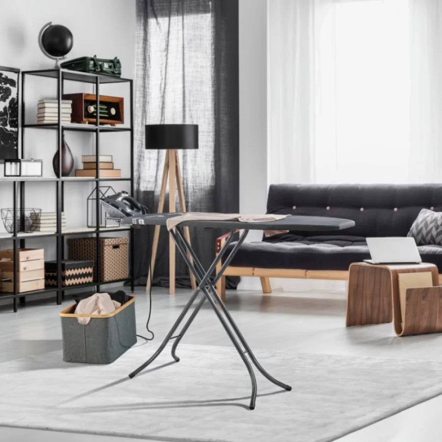 Gludināmais dēlis Classic M Black 120x38cm 1072486 LEIFHEIT (1072486)