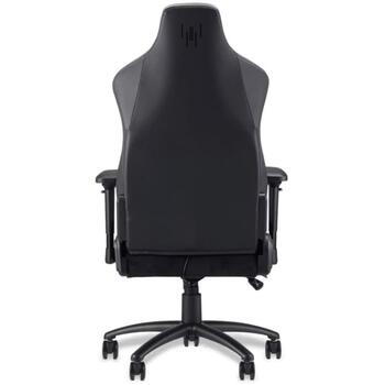 Acer PGC371 spēļu krēsls, GP.GCR11.00V, PU āda, 5 riteņi, 4D roku balsts, melns, zils, ergonomisks, galvas balsts, regulējams (GP.GCR11.00V)