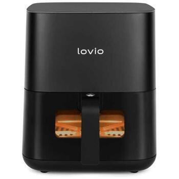 Lovio Gaisa fritieris LVAF001BK, 1450W, 5l, 8 programmas, karstumizturīgs rokturis, neslīdošas kājiņas (LVAF001BK)