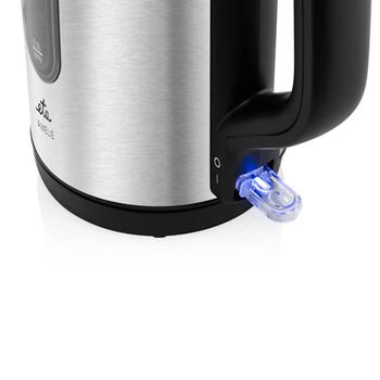 Elektriskā tējkanna ar 2200 W jaudu, 1.7 L ietilpību un 360° rotācijas bāzi ETA959990000 Amelie Stainless Steel ETA (ETA959990000)