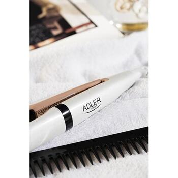 Adler выпрямитель для волос AD 2321, 45 Вт, 140-220 °C, ЖК-дисплей, керамическая система нагрева (AD 2321)