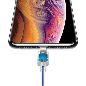Devia Smart Series PD-кабель, 120EC1060001, 18W, 5V-2,4A, 1,5м, USB-C-Lightning, зарядка и синхронизация данных (120EC1060001)