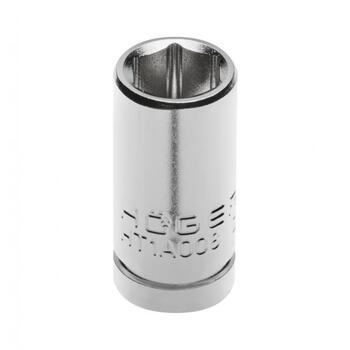 Hogert торцевой ключ HT1A013, 13mm, CrV50BV30, DIN 3124, матовая отделка, ASS Drive, пластиковый крючок (HT1A013)