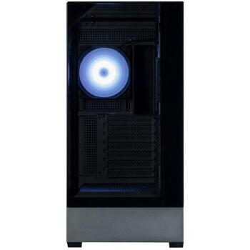 Zalman Datortehnika P40 PRISM BLACK, 3x Combo (3,5 collas vai 2,5 collas), 1x C tipa USB, 2x USB 3.0 (P40 PRISM BLACK)