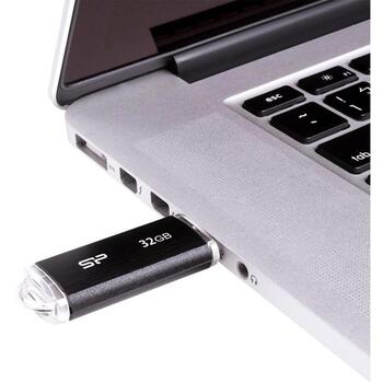 Silicon Power Ultima U02 USB флеш-накопитель 32 ГБ, SP032GBUF2U02V1K, 32 ГБ, USB Type-A, 2.0, черный, 1 шт (SP032GBUF2U02V1K)