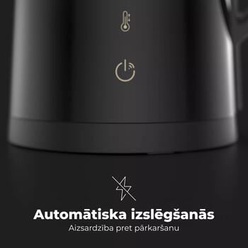 Умный электрический чайник 2200W 1.7L двойные стенки Strix функция контроля температуры Wi-Fi LED автоматическая защита AEK0007S Aeno (AEK0007S)