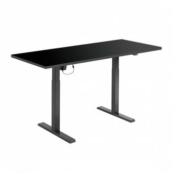 White Shark Spēļu Galds DARK-FORCE, 730-1230mm, 1600x800mm, 25mm, 70kg, elektriskā augstuma regulēšana, pelēks, 2 kājas (DARK-FORCE)