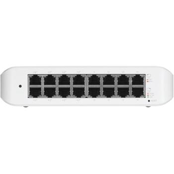Ubiquiti UniFi коммутатор USW-Lite-16-PoE, 16 Gigabit RJ45 порты, 8 PoE+ порты 30 W, 45 W PoE бюджет, L2 (USW-Lite-16-POE)
