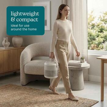 Homedics Очиститель воздуха AP-T63BG-WW, 42м², 20-53дБ, True HEPA фильтр с активированным углем, предфильтр (AP-T63BG-WW)